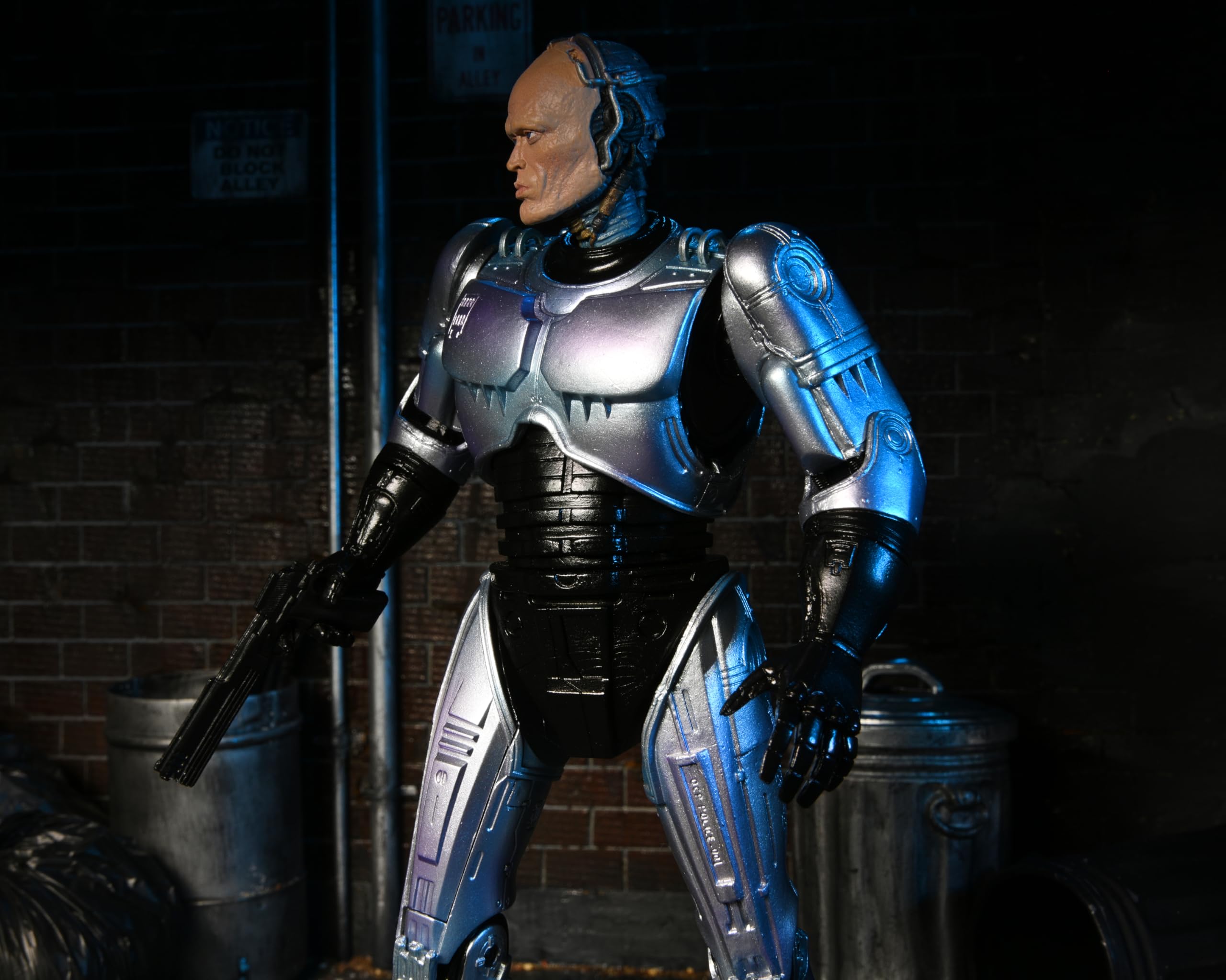NECA RoboCop Ultimate figure with upgraded deco and digital printing for realism