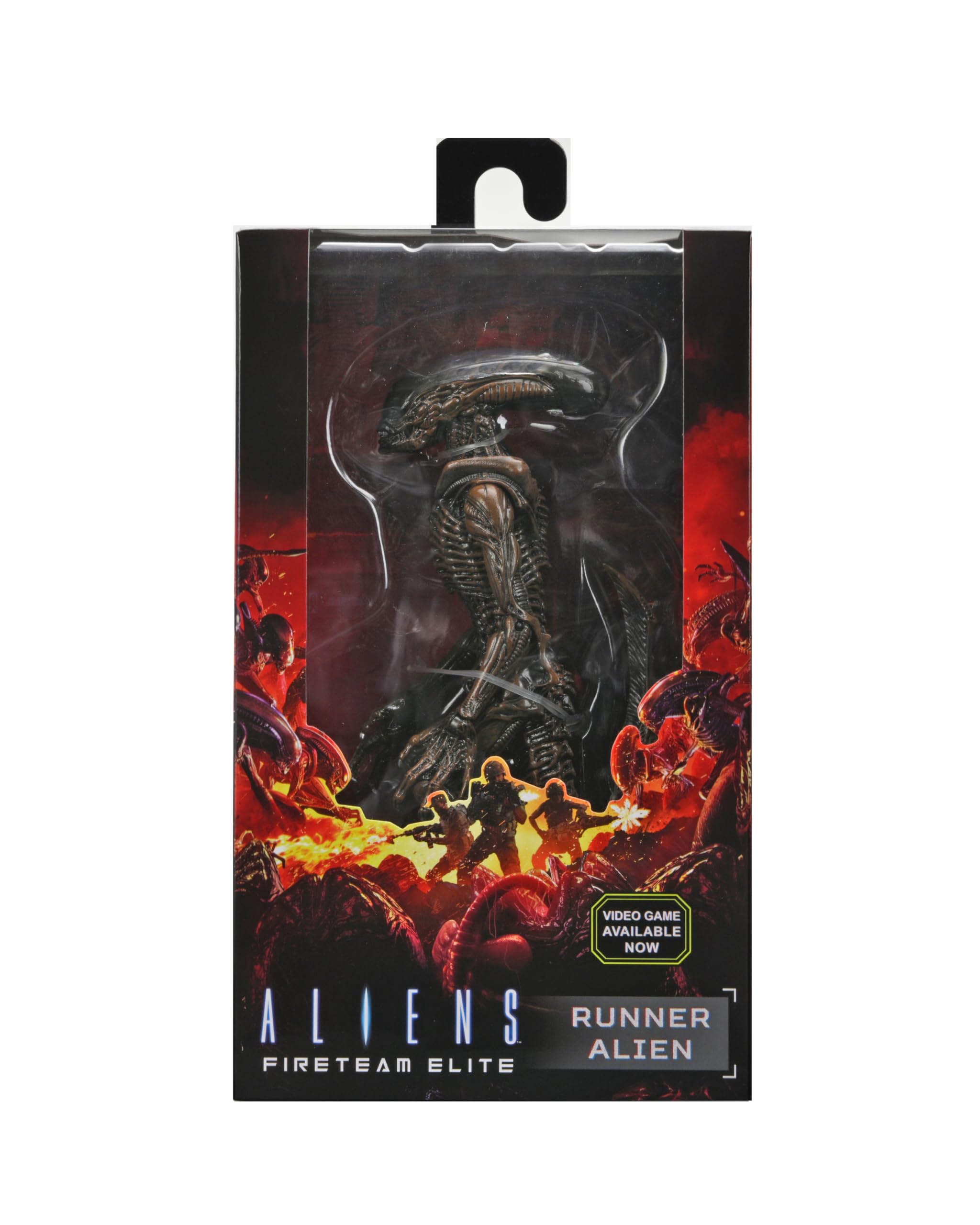 NECA Runner Alien front view with detailed sculpt for display