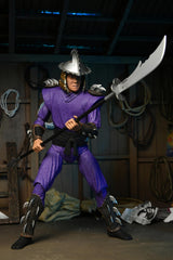 NECA Shredder articulation pose demonstrates poseability for dioramas.