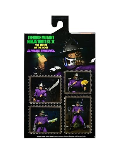 NECA Shredder packaging shot for safe storage and gifting.