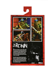 NECA TMNT Last Ronin Leonardo front view showing dynamic pose