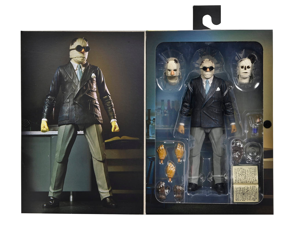NECA Invisible Man goggles accessory enhances classic character look.