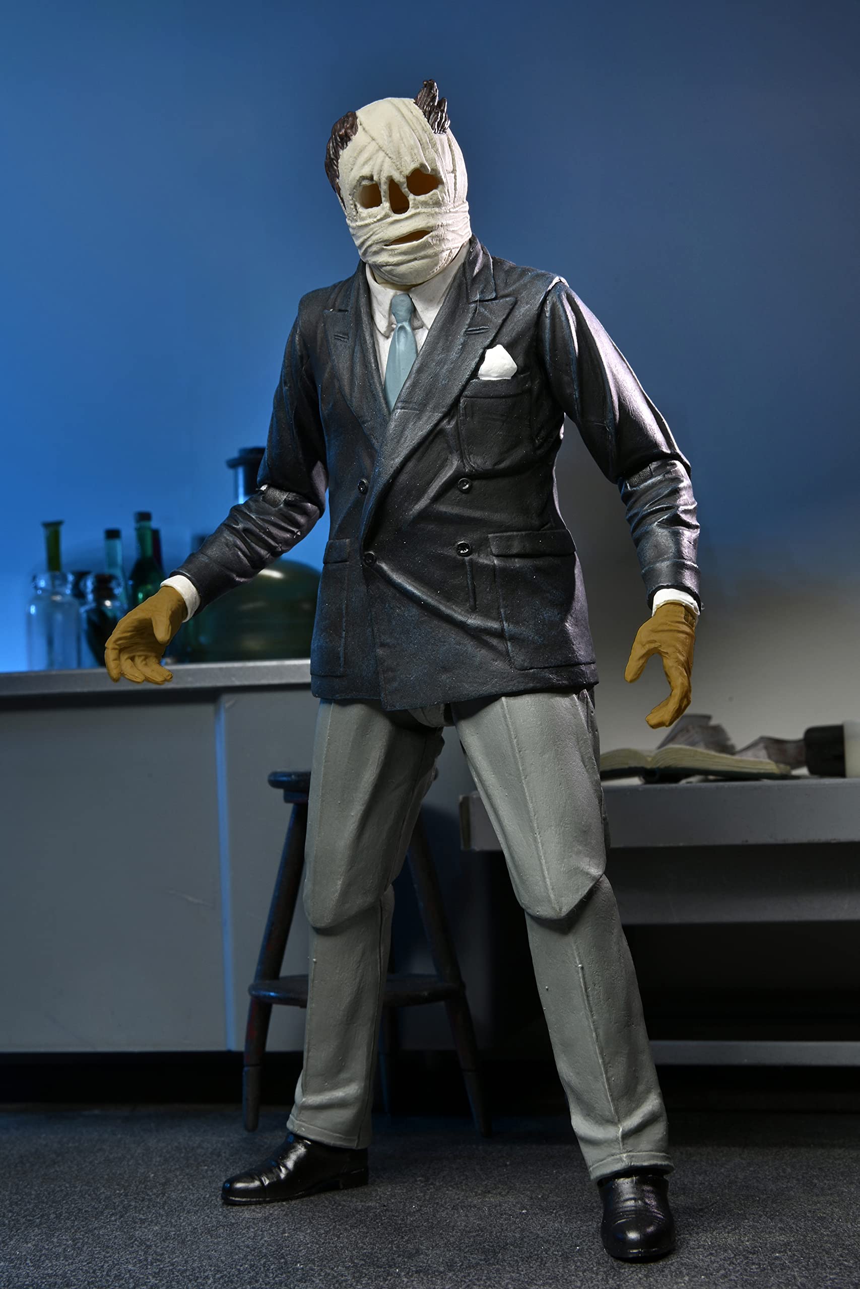 NECA Invisible Man notebook adds atmospheric storytelling to the figure.