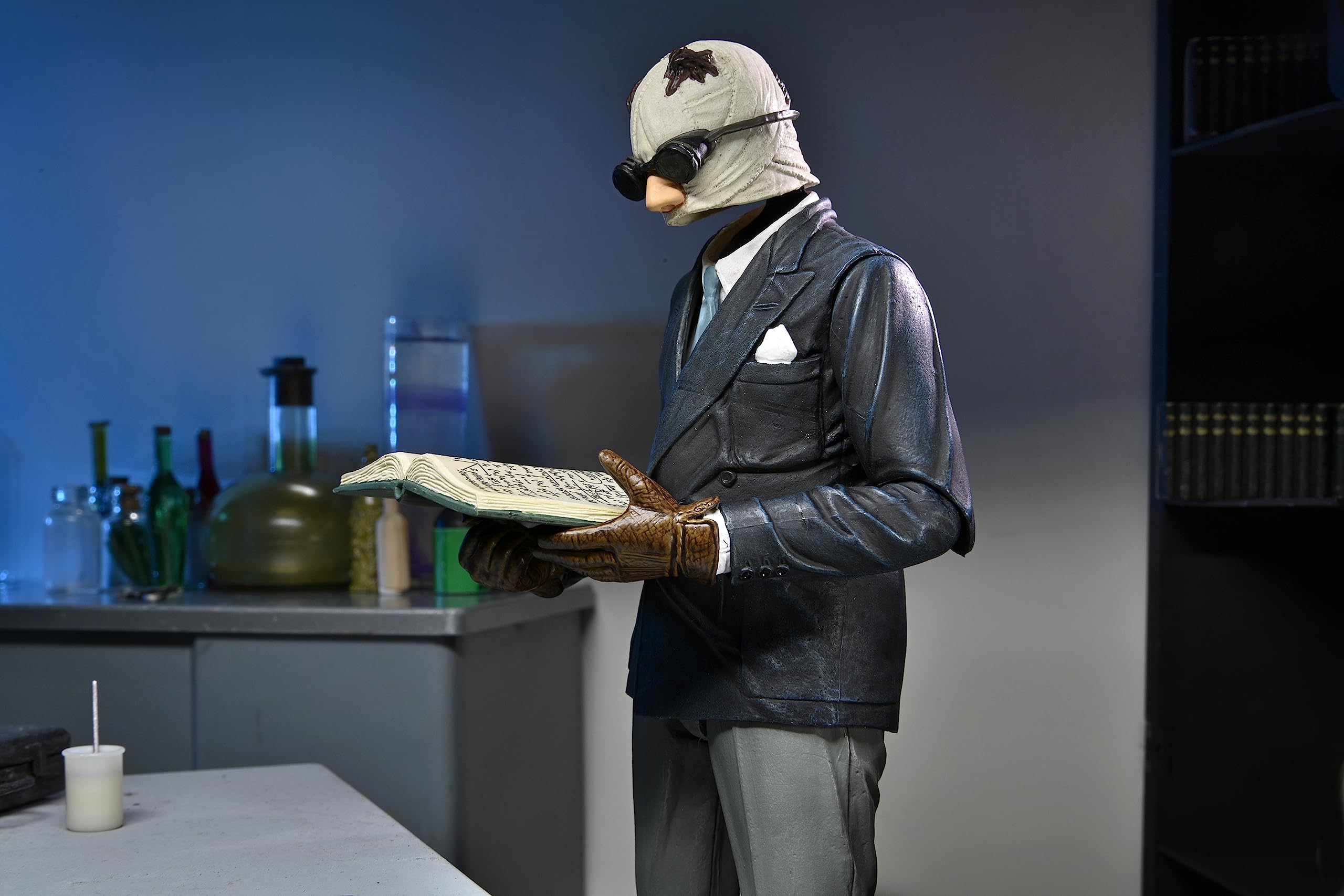 NECA Invisible Man wig for re-creating hidden identity moments.