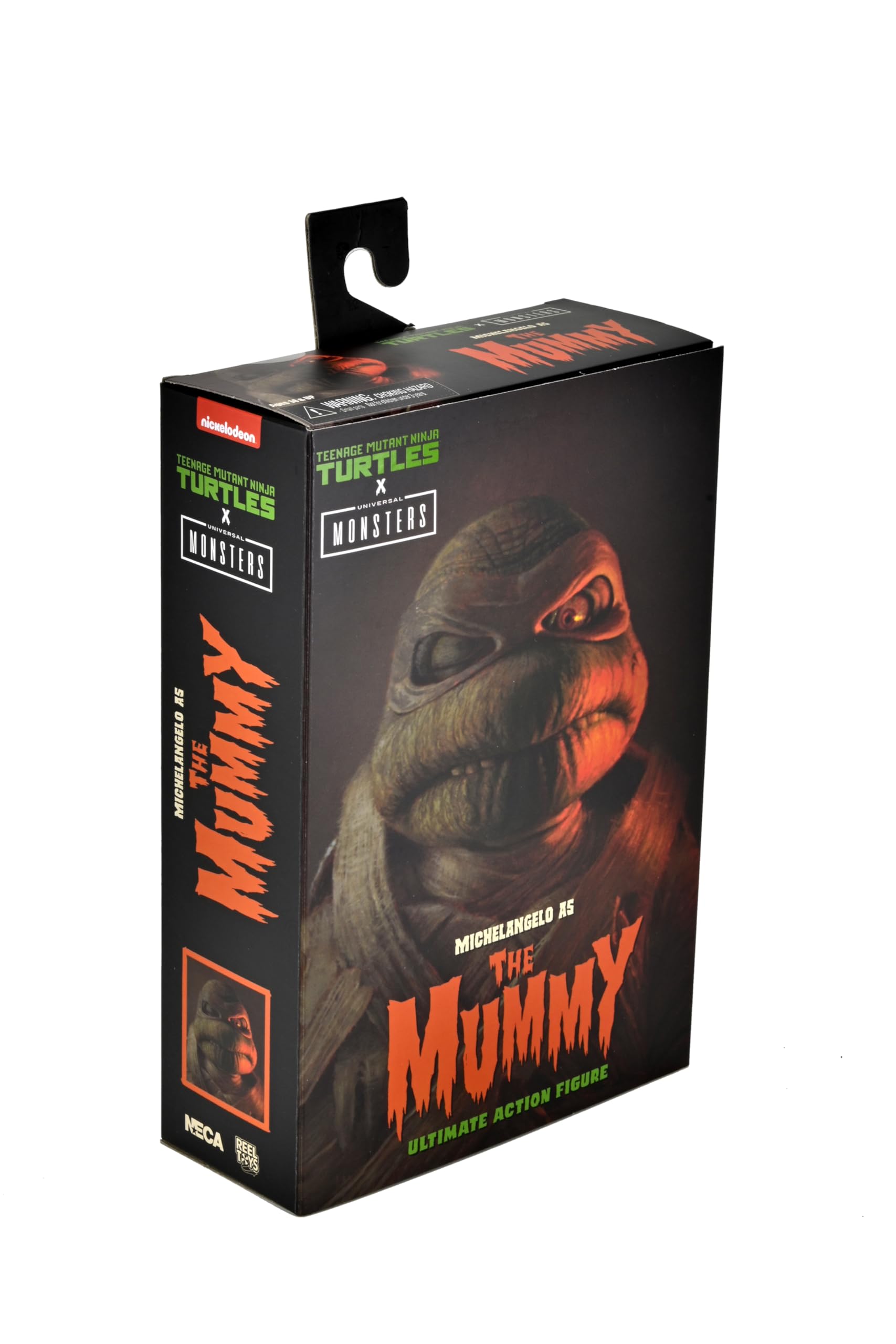 NECA Michelangelo as The Mummy front view for display and collection.