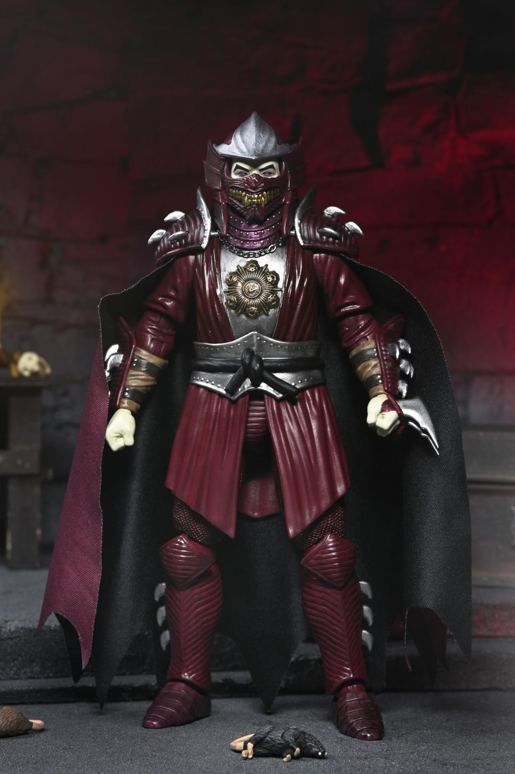 Spear accessory for action-ready NECA Shredder Dracula display