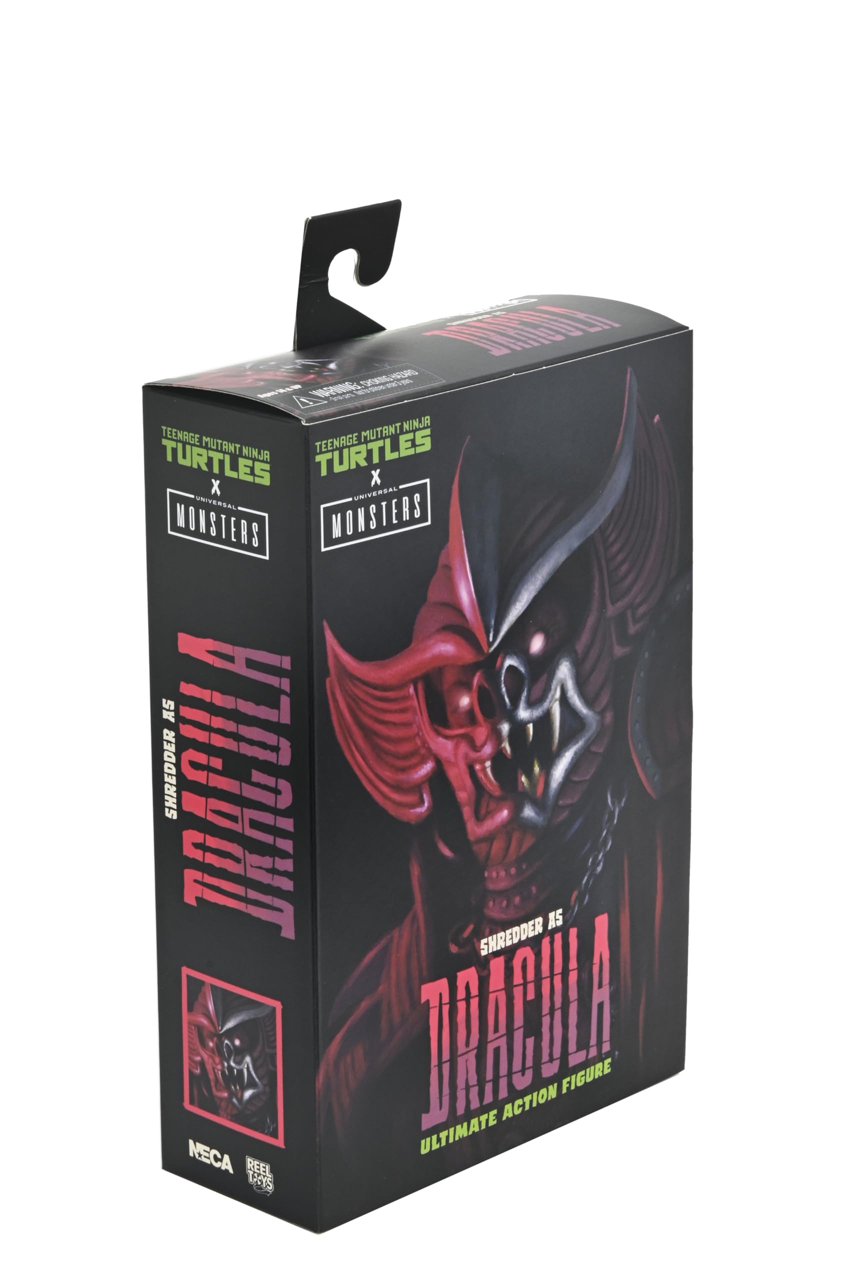 Real fabric cape closeup on NECA Shredder Dracula for texture detail