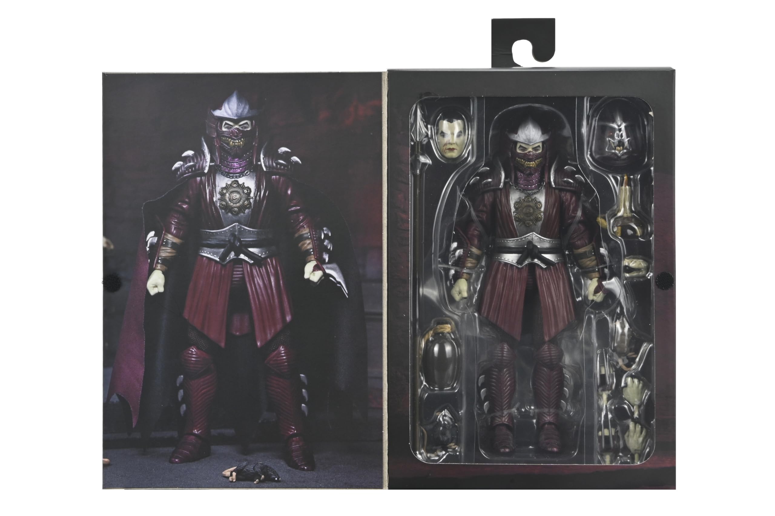 Three Shredder Dracula heads collection for versatile display