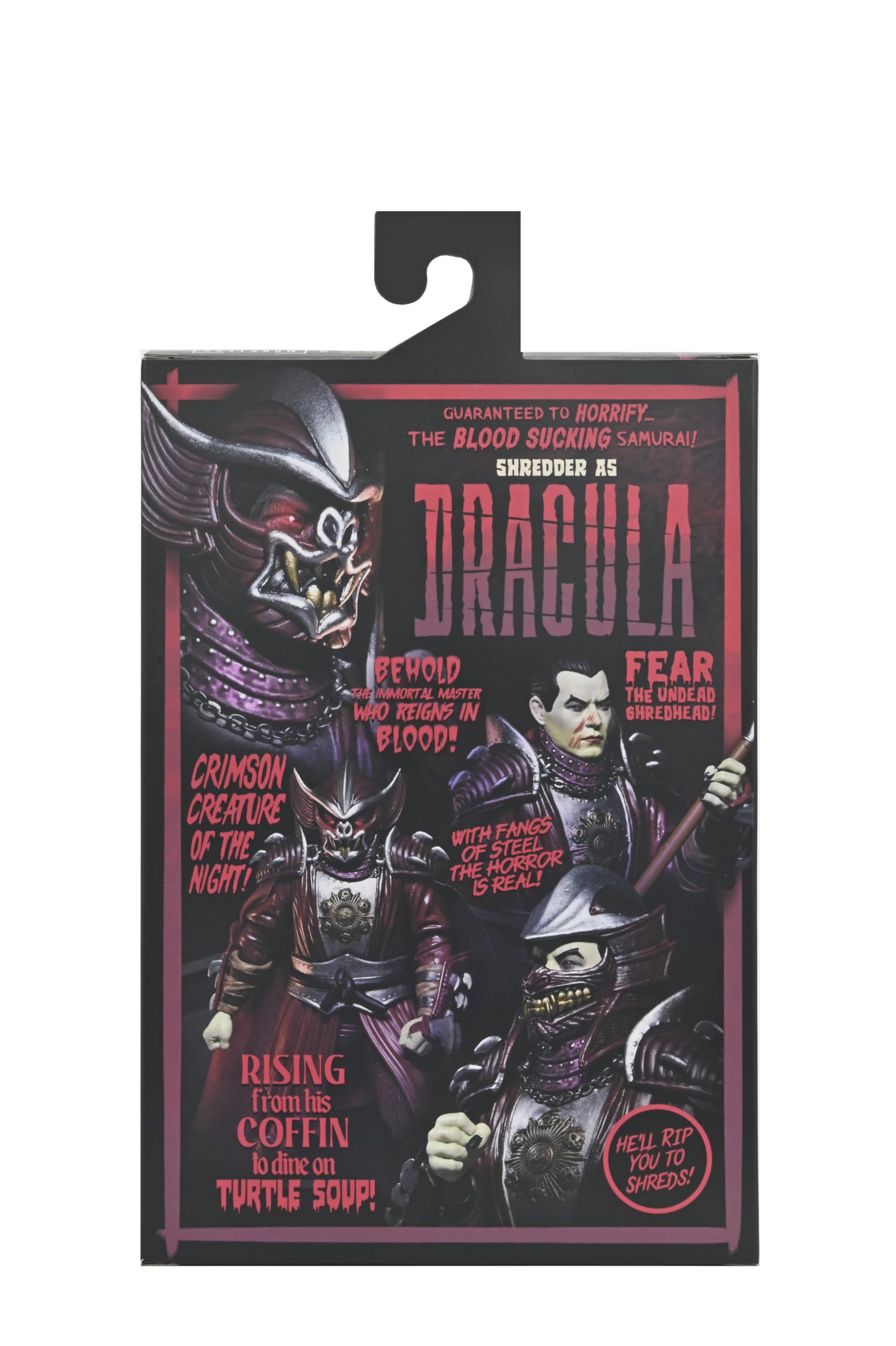 NECA Shredder Dracula figure side view for dynamic posing