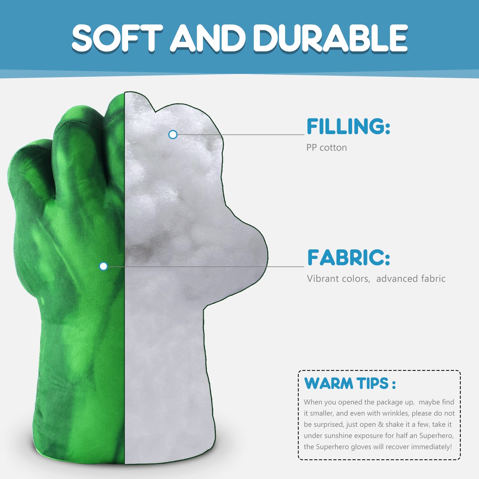 neexan child dress-up gloves as heroic costume prop for kids