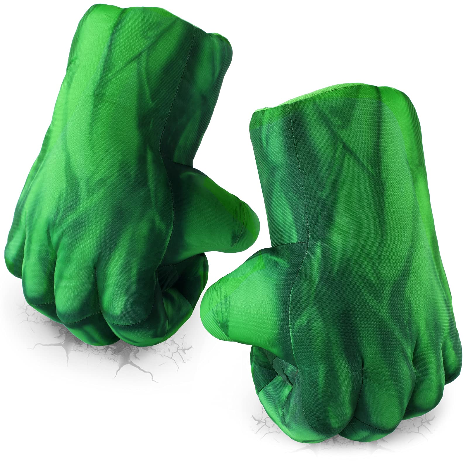 neexan incredible superhero gloves in green for imaginative dress-up play