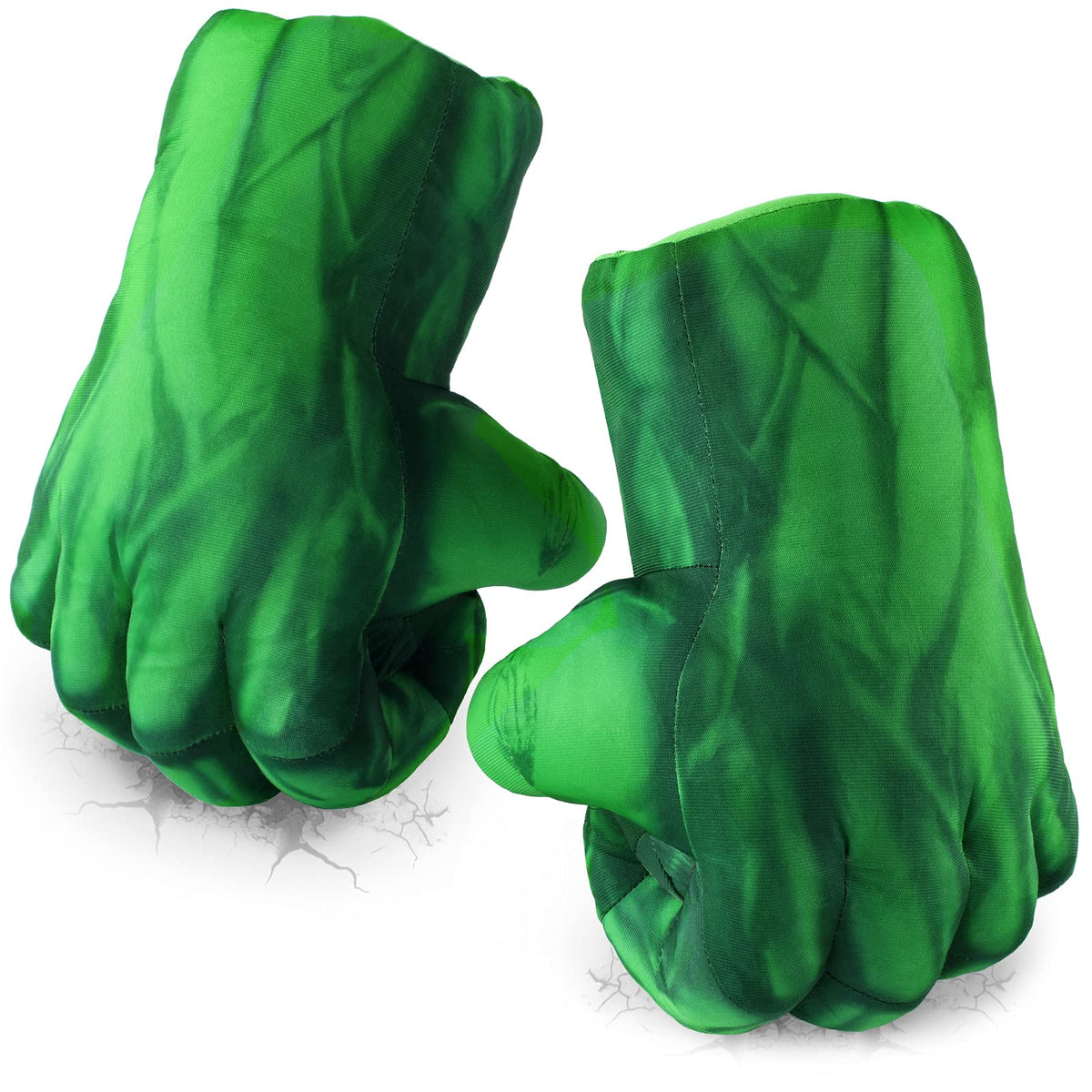neexan incredible superhero gloves in green for imaginative dress-up play