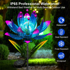 NEFELIBATE wind spinner crackle-ball adds visual sparkle with gentle wind movement