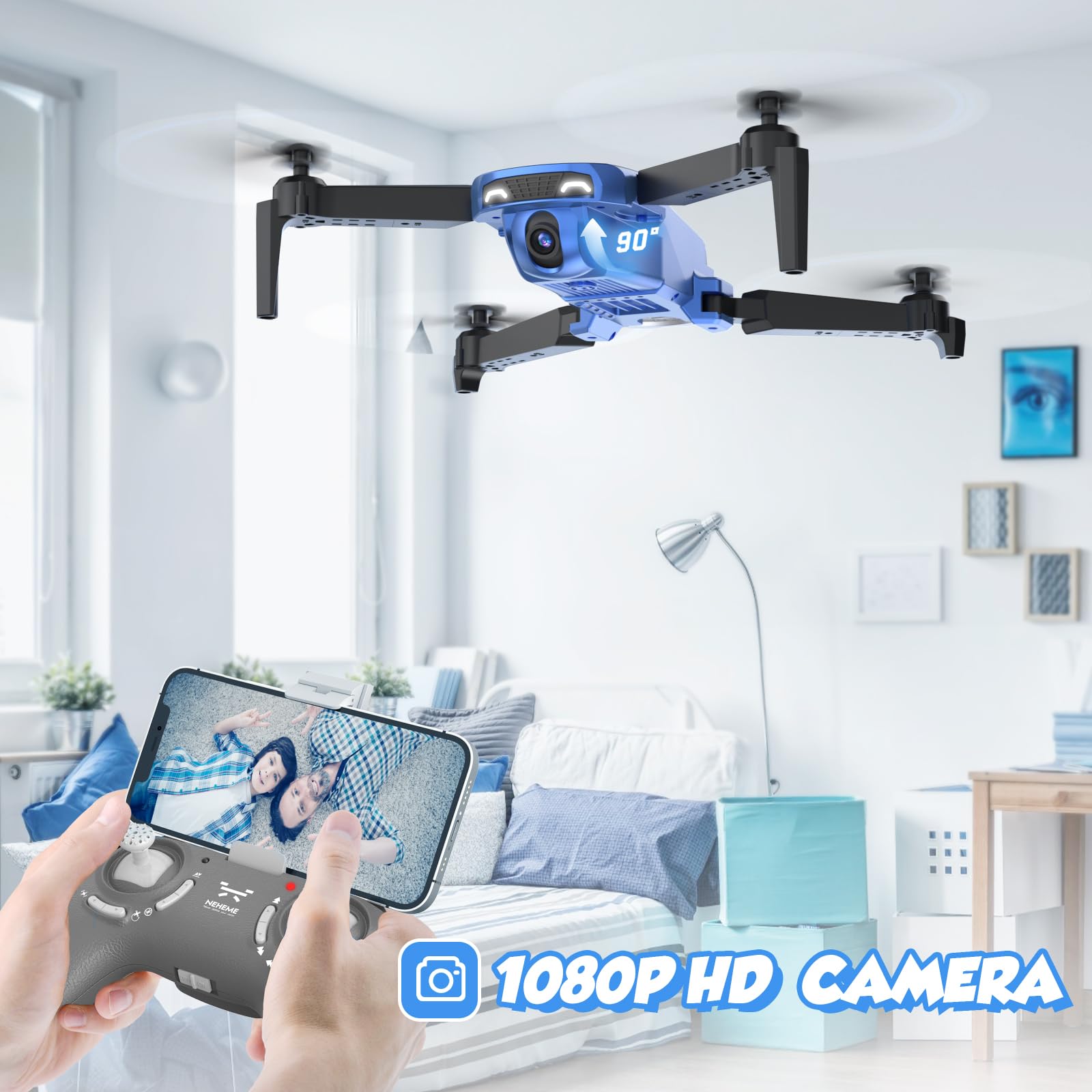 NEHEME drone Altitude Hold enables steady aerial shots during flights