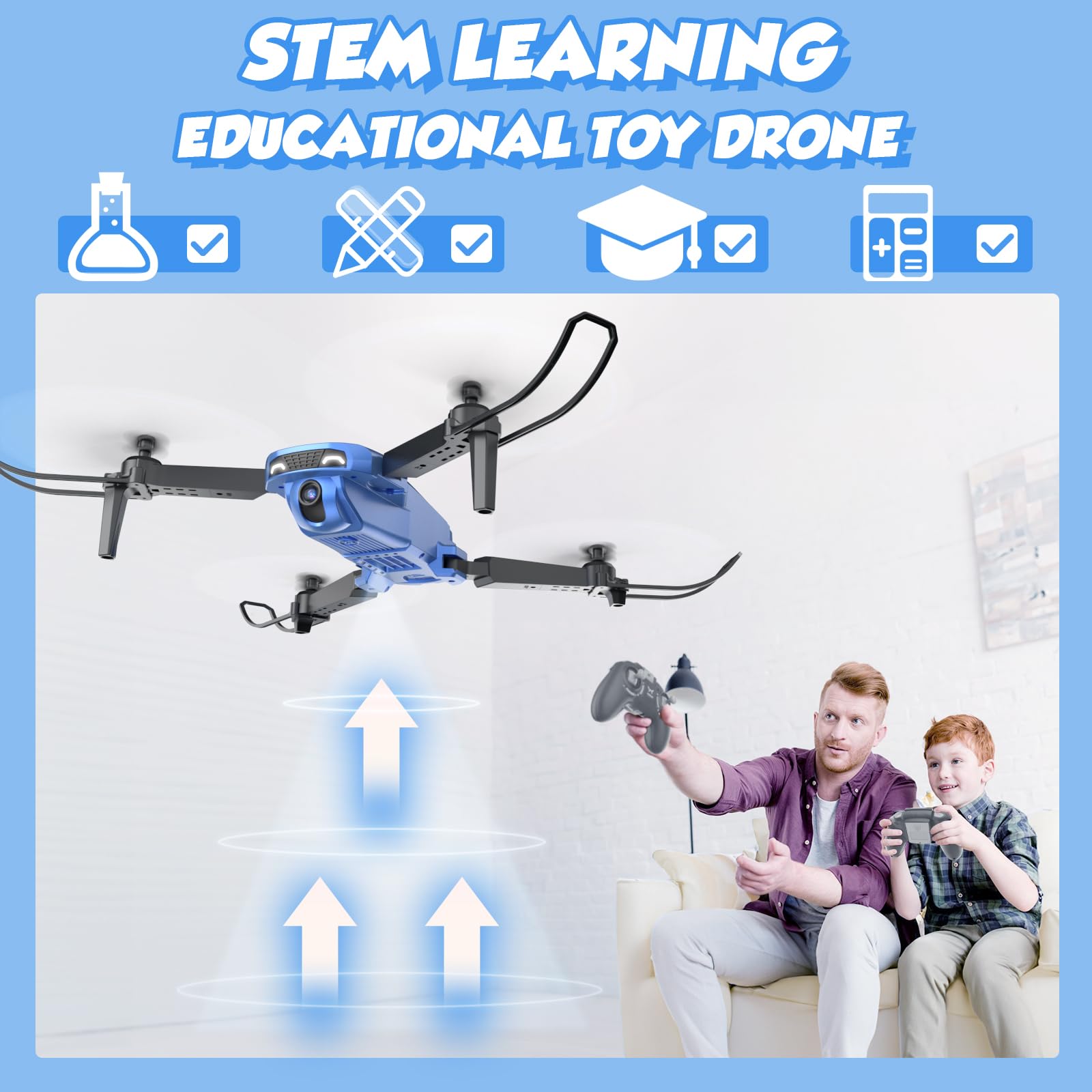 NEHEME drone with waypoint and headless mode for guided routes