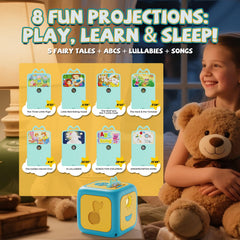 Neikko Story Projector lullabies provide gentle bedtime music for calm evenings