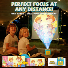 Neikko Story Projector night sky patterns create a cozy, sleep-friendly ambiance
