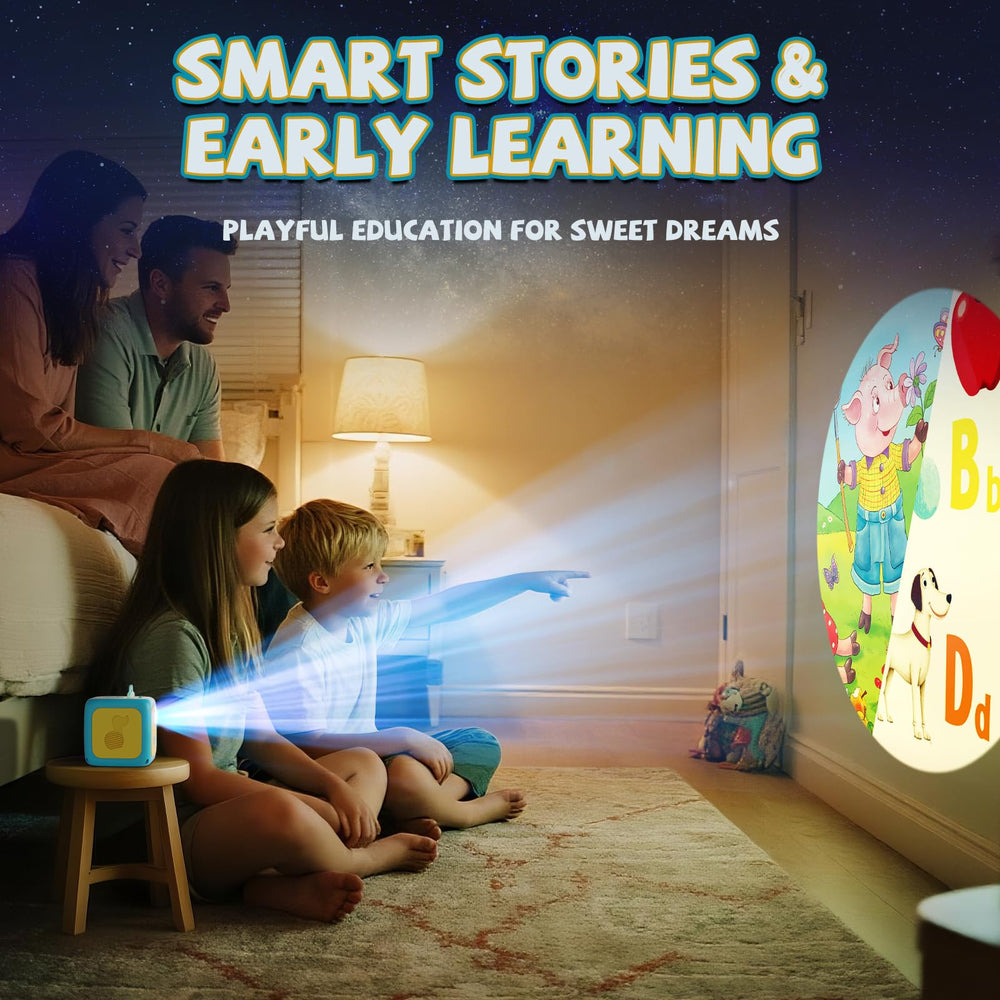 Neikko Story Projector projection scene brings imaginative stories to life for toddlers