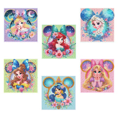 nekpiahu six-pack diamond art kit packaging for kids, colorful and inviting