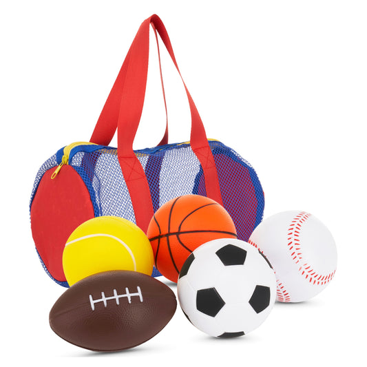 Neliblu soccer ball for toddlers, soft and safe for indoor or outdoor play.