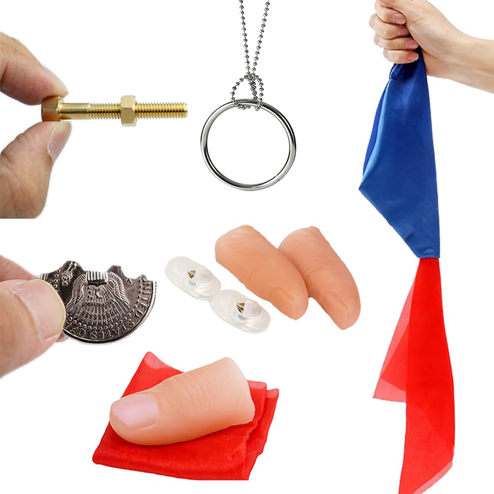 Neliky disappearing silk fake thumb for effortless, discreet vanishes during live performances