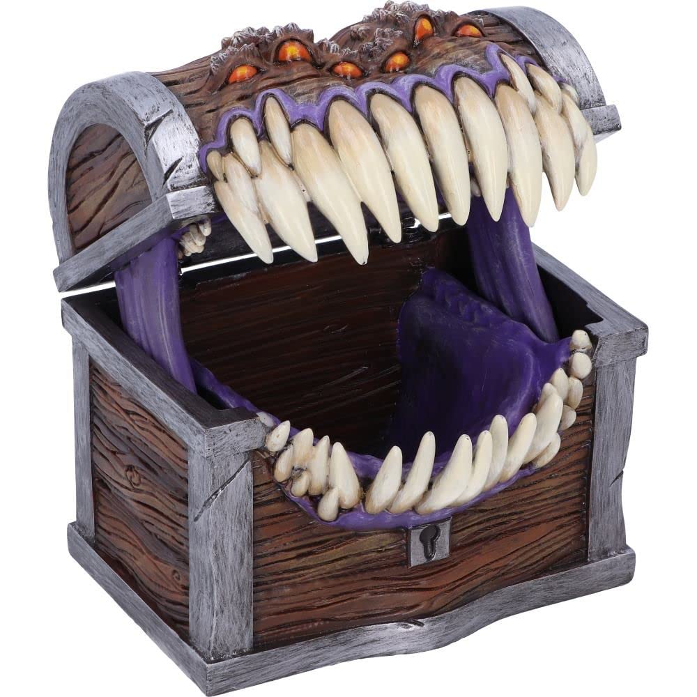 Nemesis Now Mimic dice storage box chest with secure storage