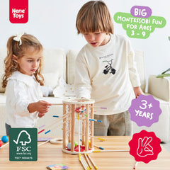 Nene Toys BALLFALL Jumbo hexagonal panels enable varied angles and creative stacking