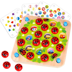 Nene Toys Ladybug Garden Memory Game box, travel-ready packaging for easy on-the-go play.