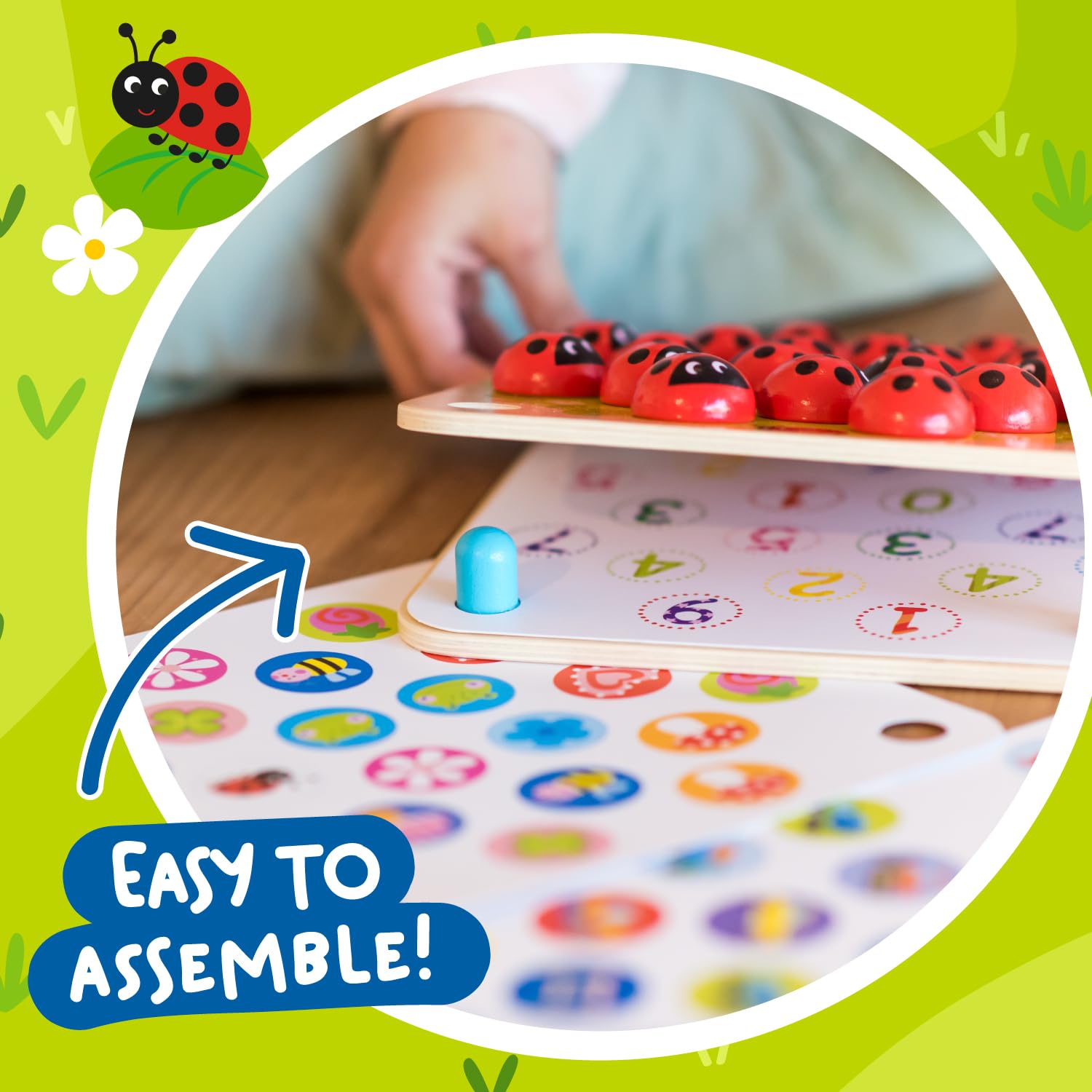 Nene Toys Ladybug Garden Memory Game gift packaging looks delightful for birthdays.