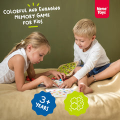 Nene Toys Ladybug Garden Memory Game wooden pieces promote fine motor skills during matching.