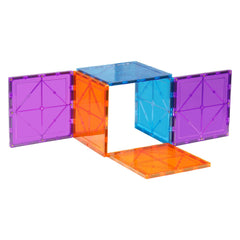 NEOFORMERS large magnetic tiles close-up showing strong magnets for sturdy builds.