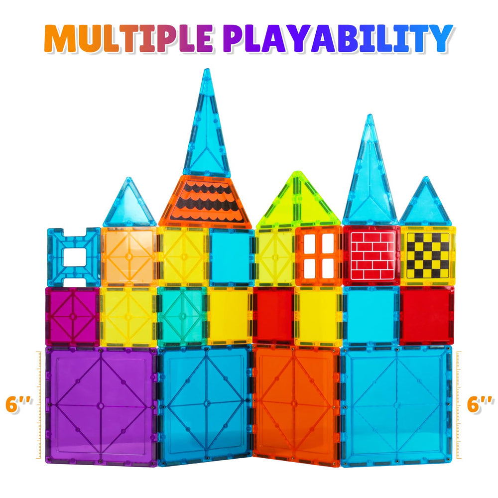 NEOFORMERS large square tiles enable open-ended STEM play and creativity.