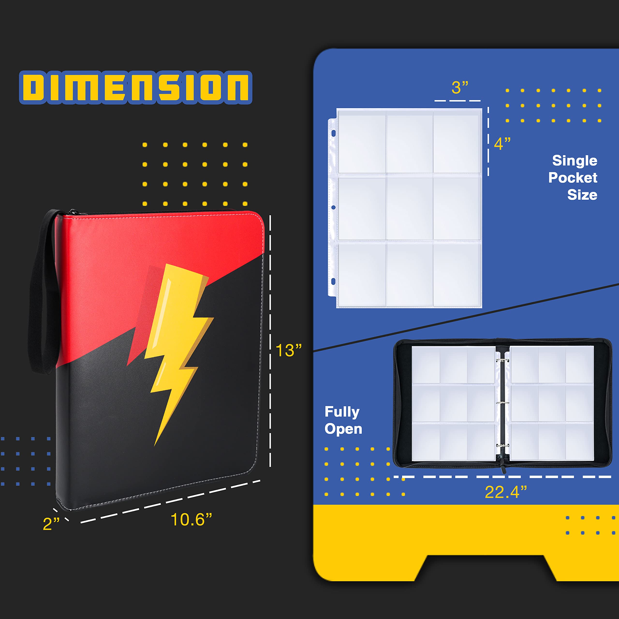 NeatoTek 40-pages double-sided sheets enable easy organization of 720 cards