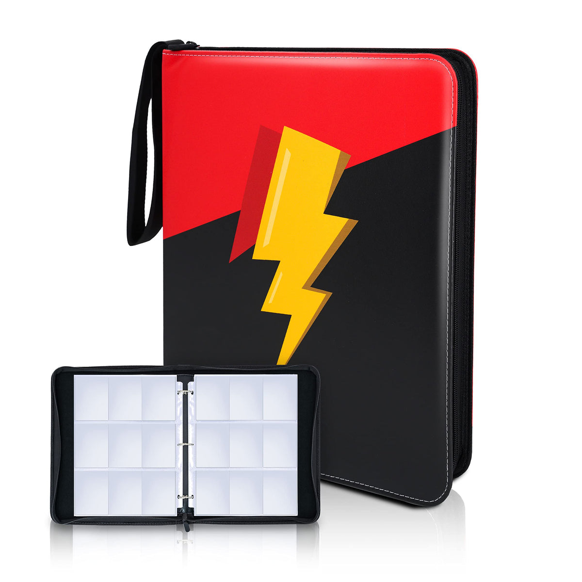 NeatoTek 9-pocket waterproof binder outer view shows rugged PU protection for cards