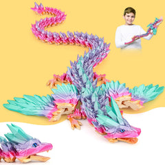 Nerbixy 24inch dragon full view, a bold desk decor piece for display