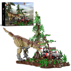 NERCISU Dinosaur Park World front view shows immersive Jurassic play.