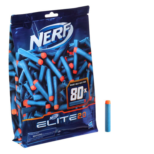 NERF Elite 2.0 80-dart refill pack keeps you battle-ready during outdoor play