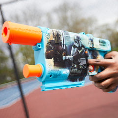 12-pack Nerf Elite darts included for extended outdoor play