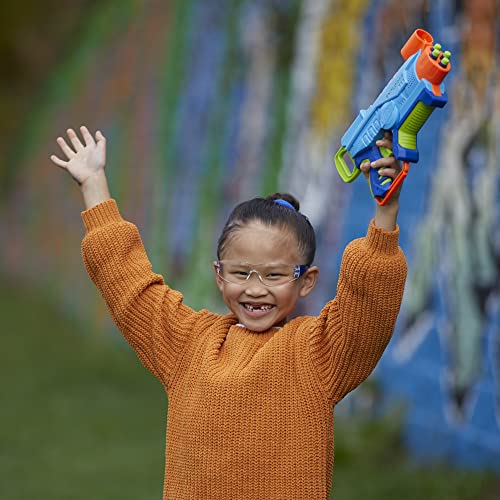 NERF Elite Junior Explorer foam darts ensure safe, soft gameplay.