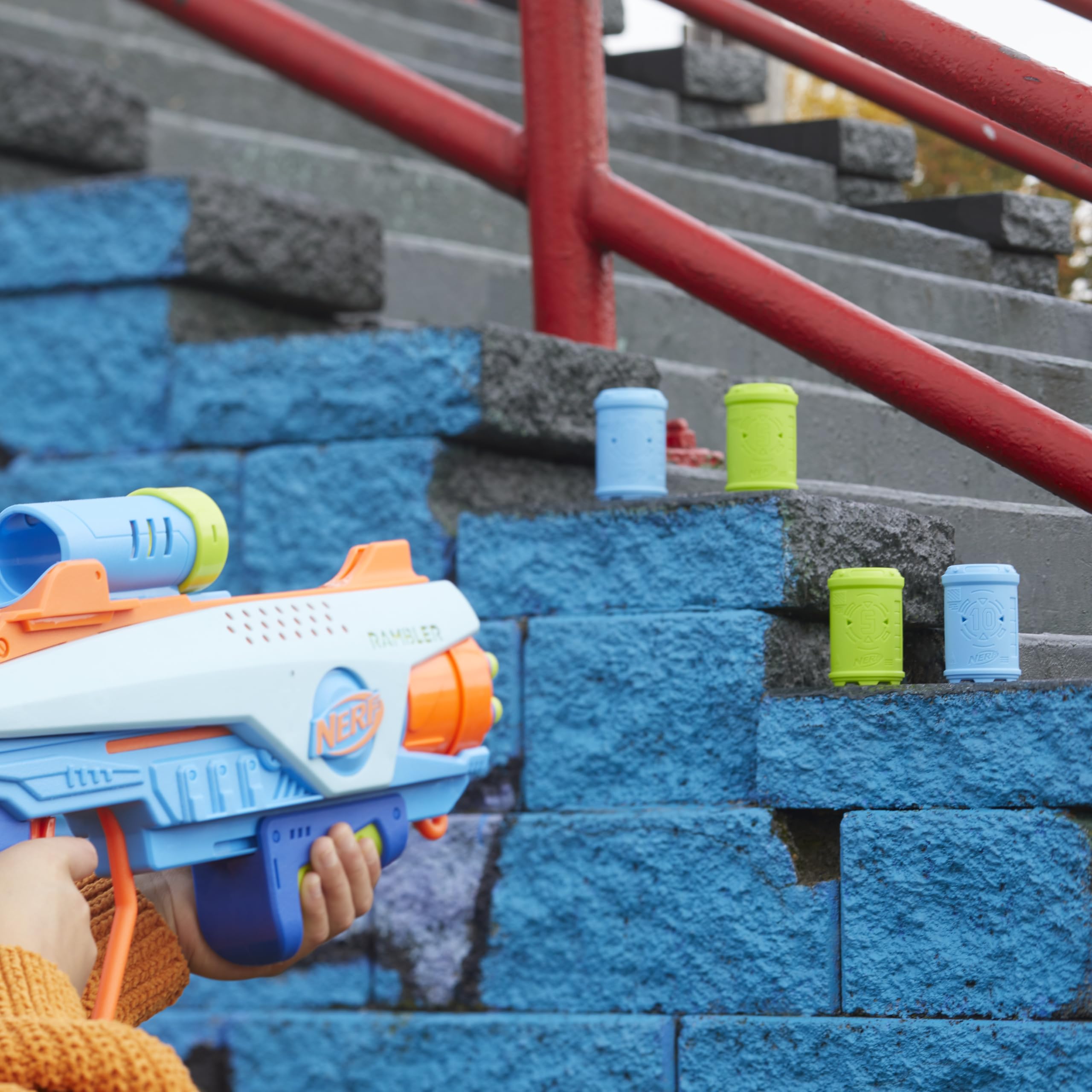 NERF Elite Junior Rookie Pack includes 32 darts for extended play sessions.