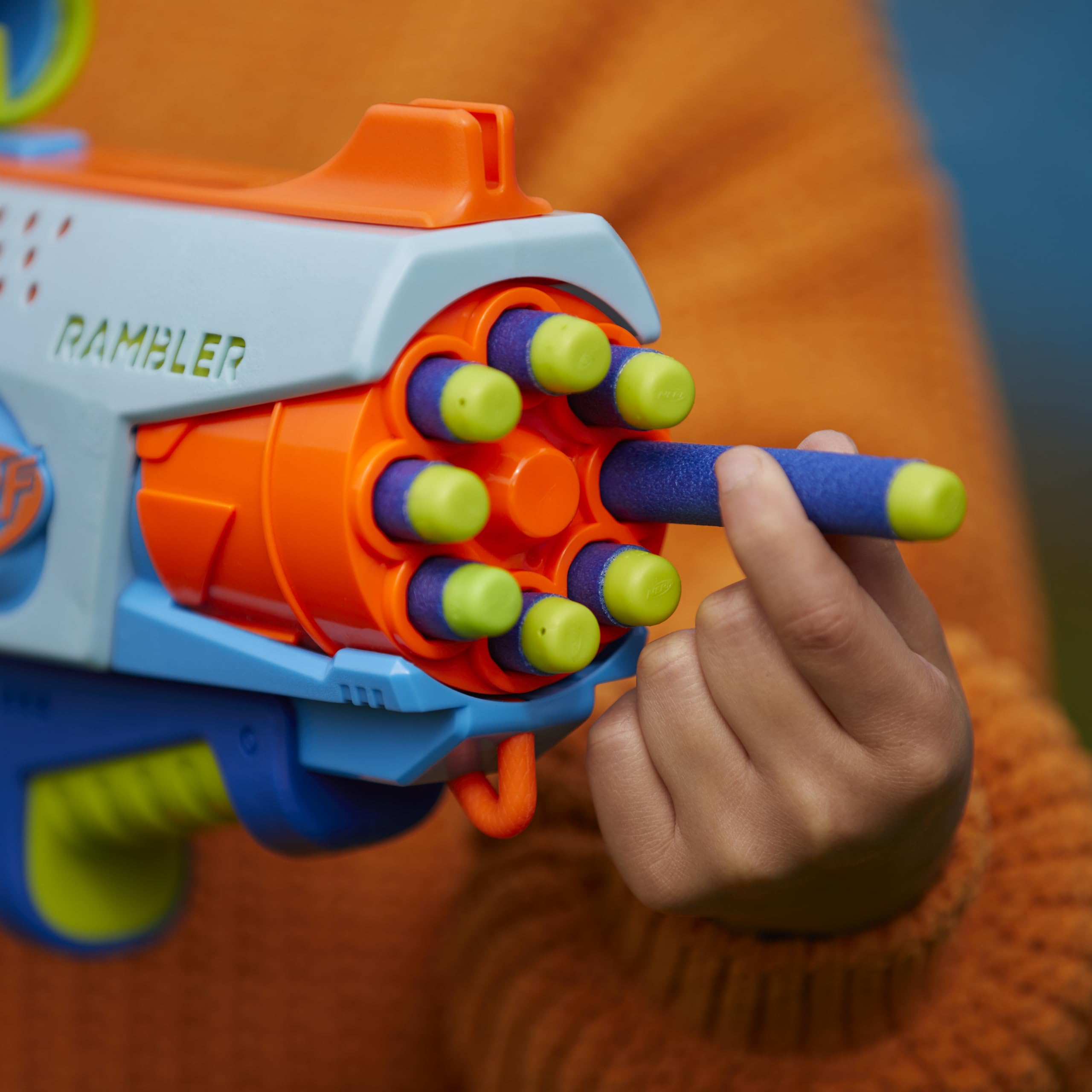 NERF Elite Junior Rookie Pack four targets setup for group target practice.