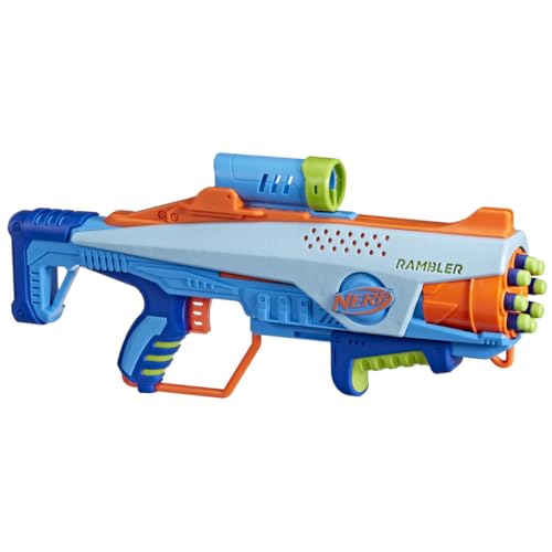 NERF Elite Junior Rookie Pack dart drum close-up for easy loading and quick replays.