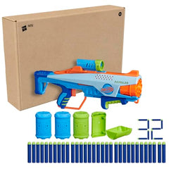 NERF Elite Junior Rookie Pack oversized aimer helps precise targeting during practice.