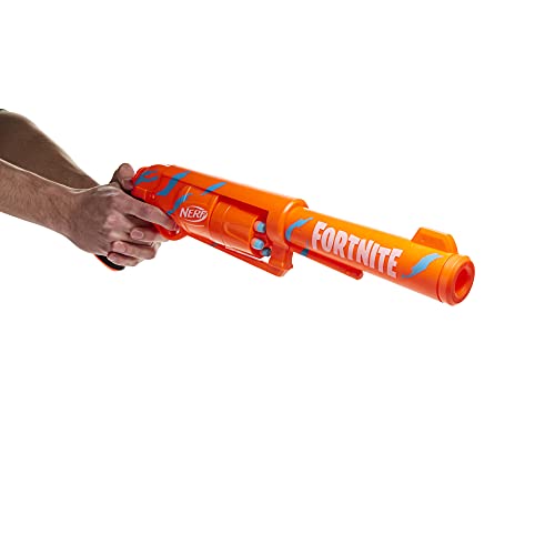 Close-up of camouflage wrap texture on the Nerf Fortnite blaster.