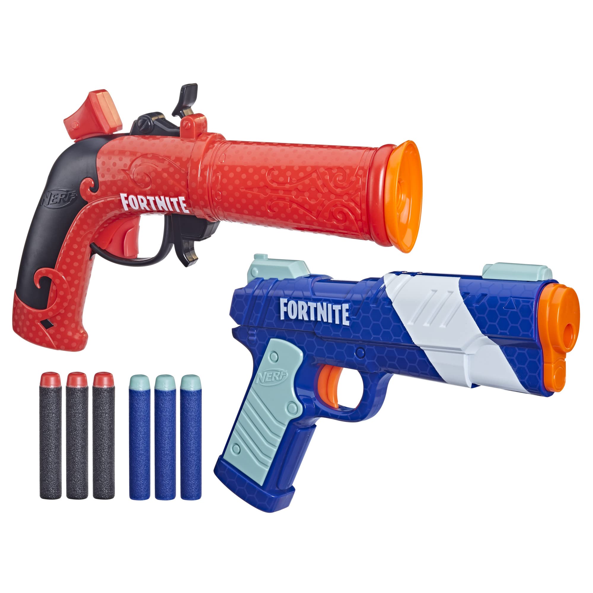 Nerf Fortnite dual pack front view for outdoor duels and excitement.
