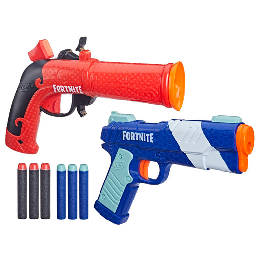 Nerf Fortnite dual pack front view for outdoor duels and excitement.