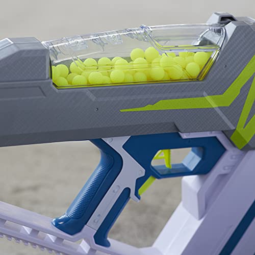 Nerf Hyper Mach-100 rails with reload canisters for fast refills