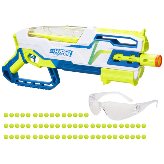 NERF Hyper Siege-50 blaster in Amazon Exclusive color ready for high-velocity play