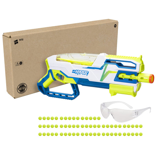 Nerf Hyper Siege-50 hopper shows 50-round capacity for extended battles
