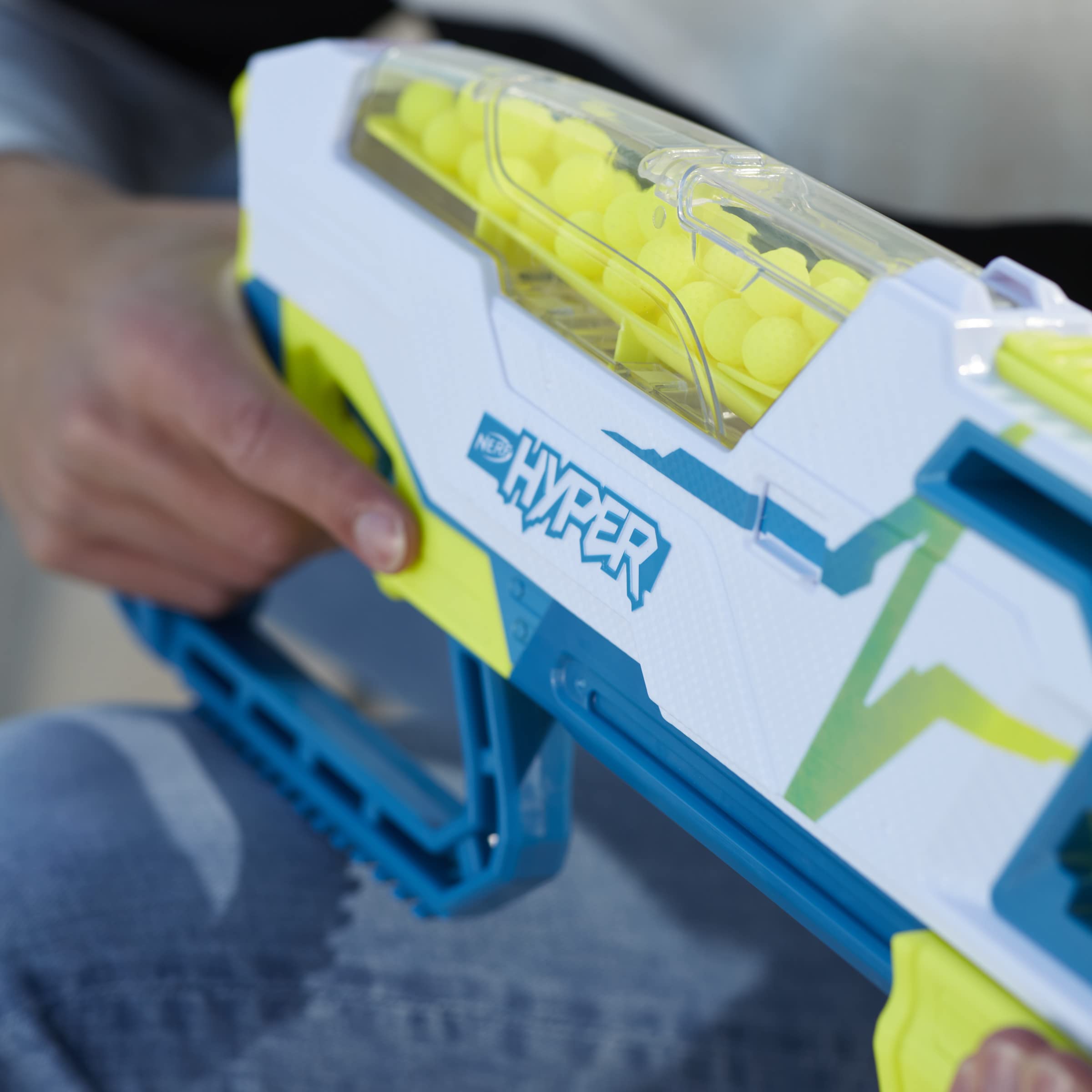 Velocity up to 110 FPS for quick hits in backyard skirmishes